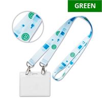 LANYARD IN PET RICICLATO CON DUE MOSCHETTONI